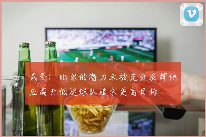 武圣：比尔的潜力未被充分发挥他应离开低迷球队追求更高目标