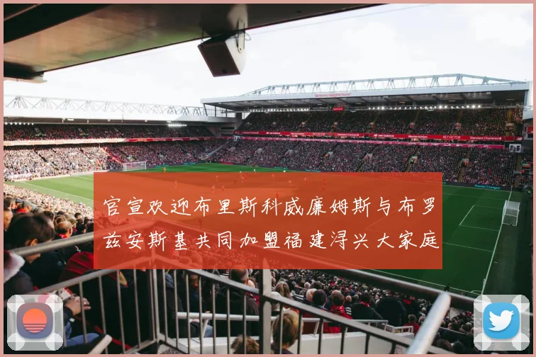 官宣欢迎布里斯科威廉姆斯与布罗兹安斯基共同加盟福建浔兴大家庭