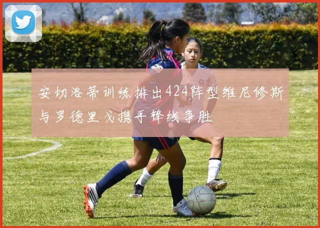 安切洛蒂训练排出424阵型维尼修斯与罗德里戈携手锋线争胜